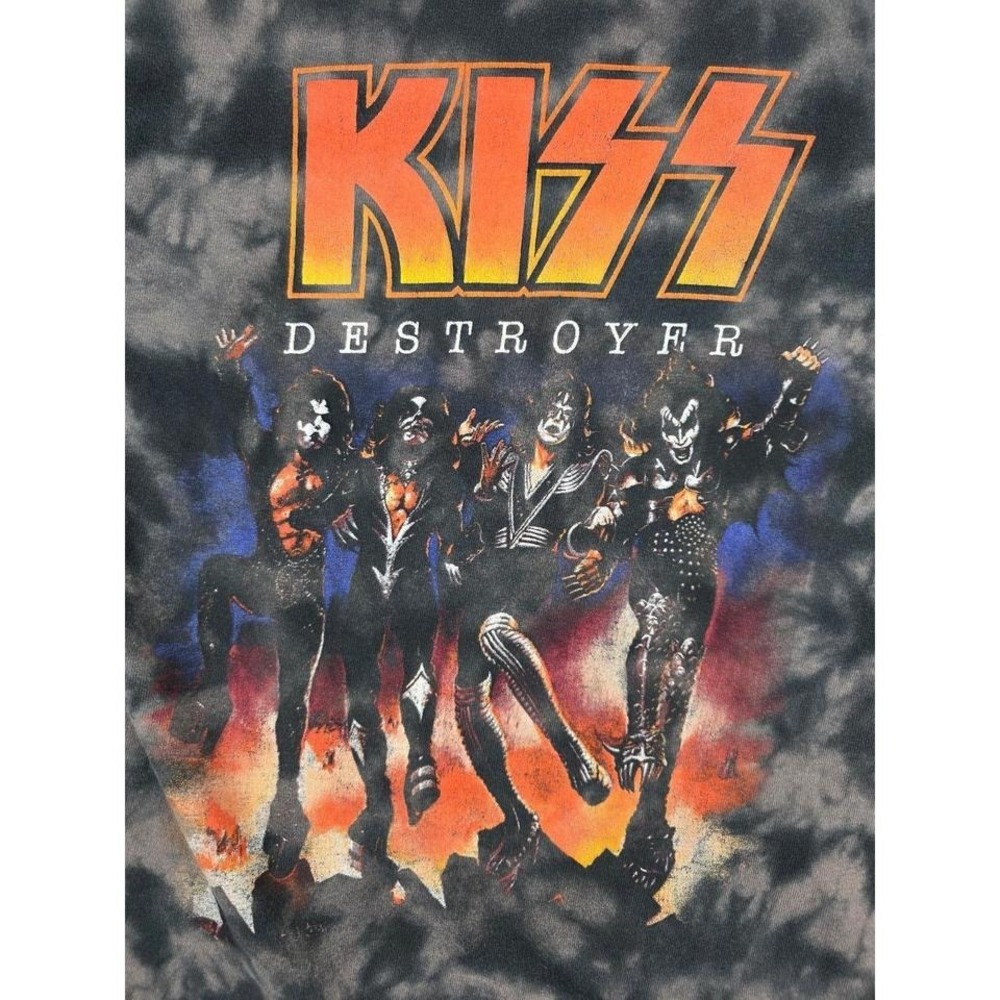 Kiss‎ band destroyer tie dye modern t shirt - Picture 2 of 6